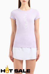 T-Shirt Women Violet Armani Exchange Camiseta